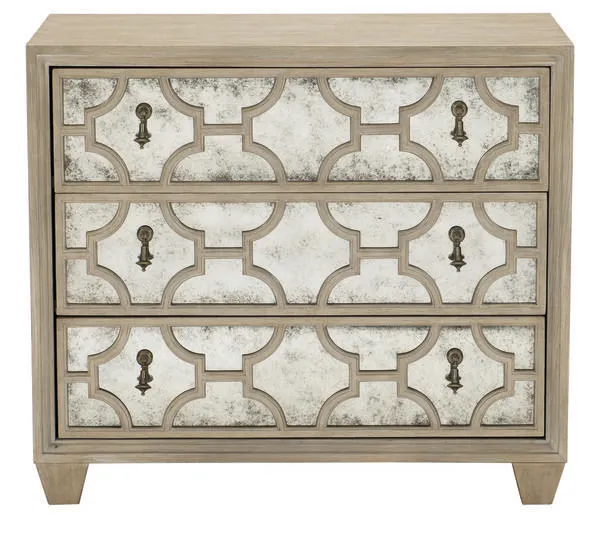 Product Image 2 for Santa Barbara Mirrored Front Oak Nightstand from Bernhardt Furniture