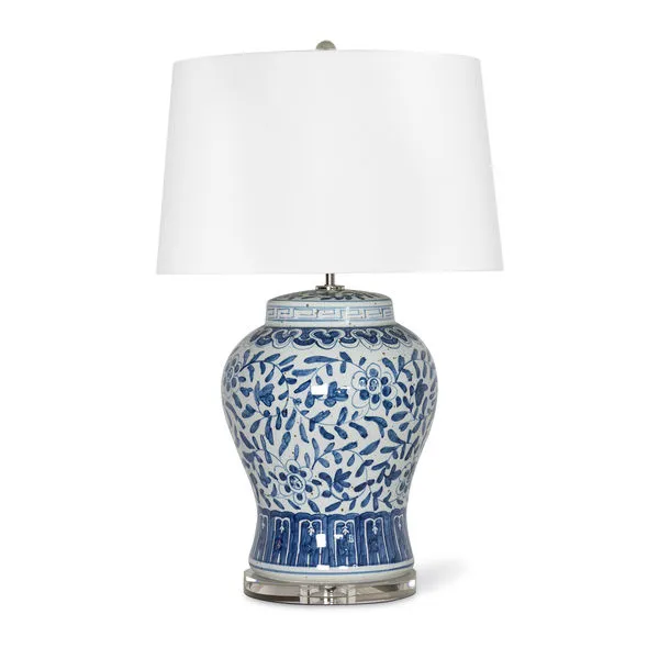 Product Image 1 for Royal Blue and White Ceramic Table Lamp from Regina Andrew Design