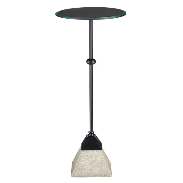 Product Image 1 for Parna Concrete Accent Table from Currey & Company