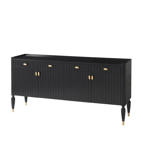 Product Image 3 for Benedict Black Sideboard Buffet from Theodore Alexander
