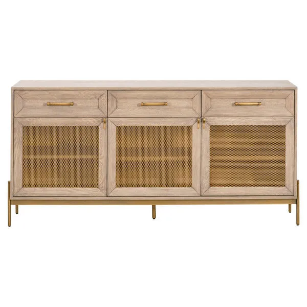 Product Image 1 for Dwell Light Honey Oak Media Sideboard from Essentials for Living
