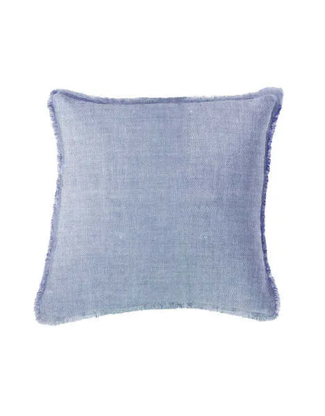 Product Image 2 for Chambray Blue Linen Pillow from Anaya Home