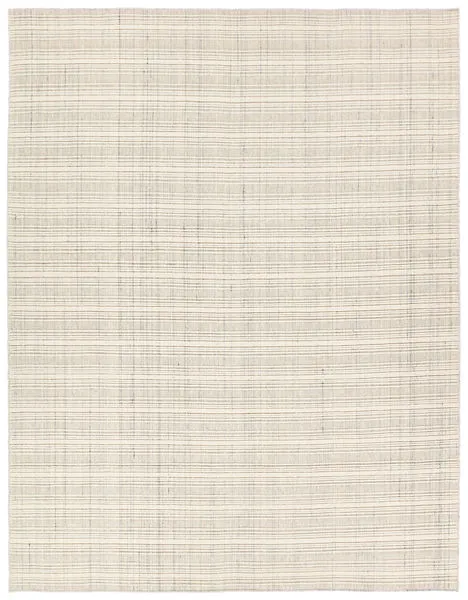 Product Image 1 for Promontory Handmade Striped Cream / Gray Rug from Jaipur