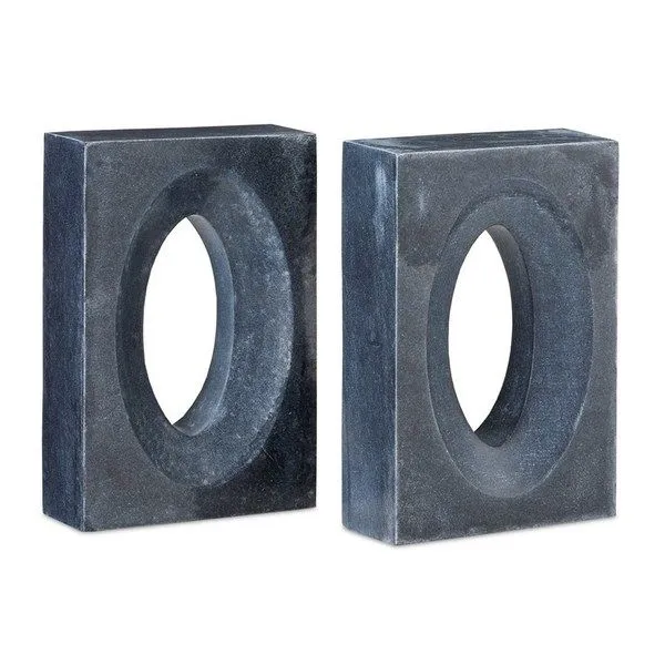 Product Image 1 for Demi Black Bookends Set of 2 from Currey & Company