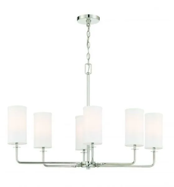 Product Image 3 for Powell 6 Light Linear Chandelier from Savoy House