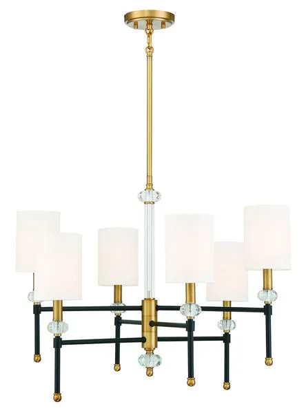 Product Image 4 for Tivoli 6 Light Chandelier from Savoy House
