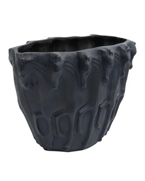 Product Image 1 for Dressage Oval Vase from Currey & Company