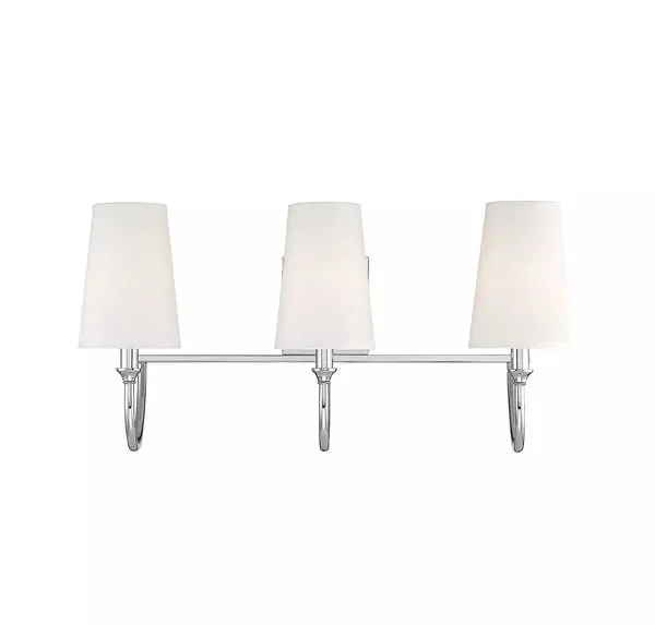 Product Image 3 for Cameron
Polished Nickel 3 Light Bath from Savoy House