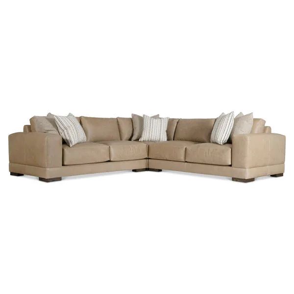 Product Image 1 for Lars Leather 3-Piece Sectional from Bernhardt Furniture