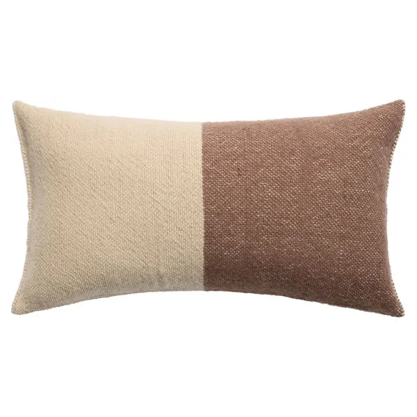 Product Image 1 for Neem X Abdul Handmade Solid Brown / Cream Pillow from Jaipur