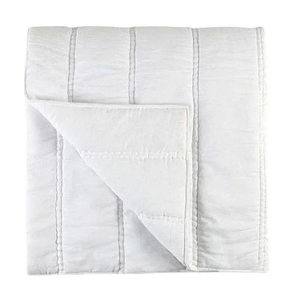 Product Image 1 for Rowen Sustainable Fabric Cloud White Quilt from Classic Home Furnishings