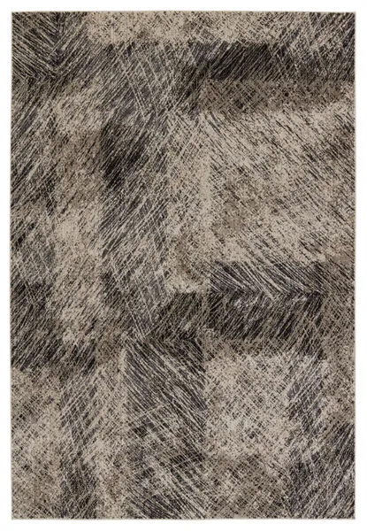 Product Image 6 for Dairon Abstract Black/ Taupe Rug from Jaipur