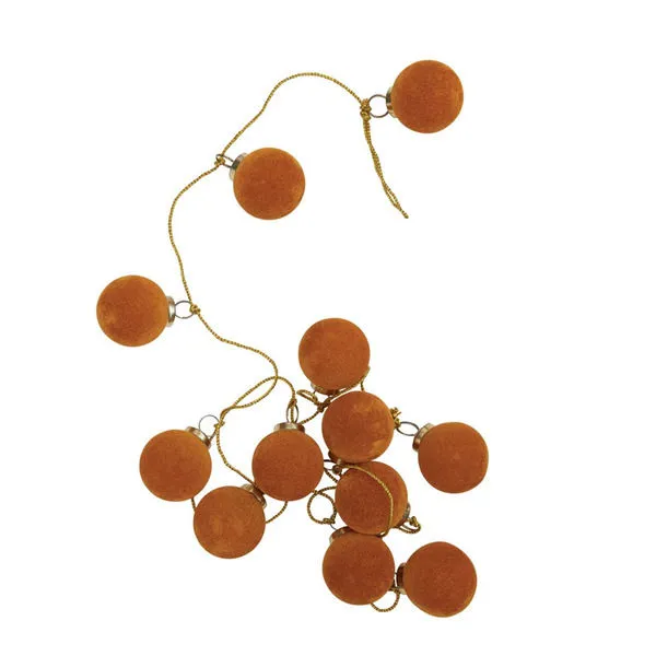 Product Image 1 for Quincy 72" Flocked Gold Glass Ball Ornament from Creative Co-Op