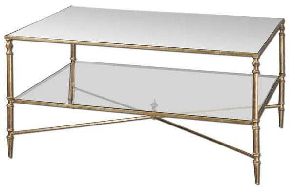 Product Image 1 for Uttermost Henzler Mirrored Glass Coffee Table from Uttermost