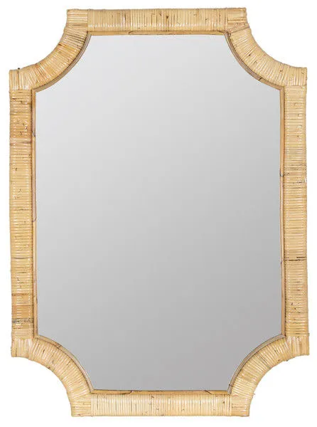 Product Image 1 for Lily Natural Rattan Wall Mirror from Cooper Classics