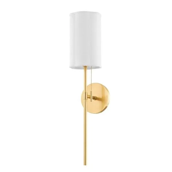 Product Image 1 for Fawn Aged Brass Scalloped Wall Sconce from Mitzi