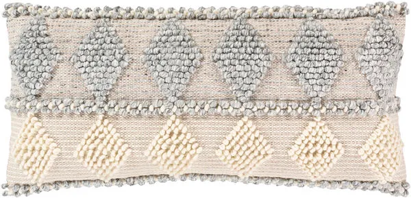 Product Image 2 for Anders Light Gray Lumbar Pillow from Surya