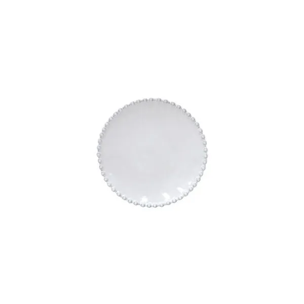 Product Image 1 for Pearl Scalloped Ceramic Stoneware Bread Plate, Set of 6 - White from Costa Nova