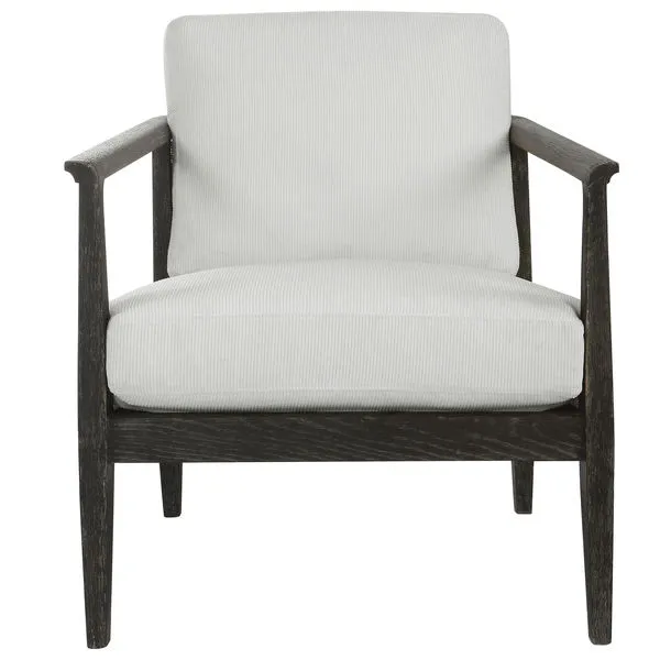Product Image 7 for Brunei White Accent Chair from Uttermost