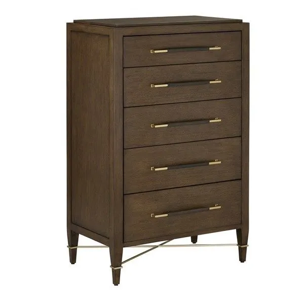 Product Image 1 for Verona Chanterelle Five-Drawer Chest from Currey & Company