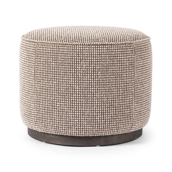 Product Image 1 for Sinclair Round Ottoman from Four Hands