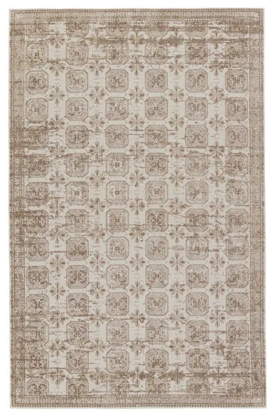 Product Image 7 for Milea Trellis Tan/ Cream Area Rug from Jaipur