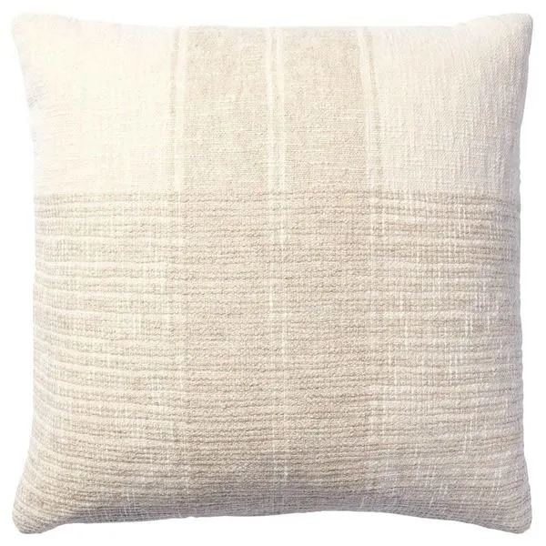 Product Image 1 for Origins Plaid Cream Pillow from Jaipur