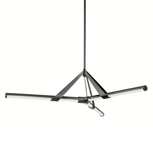 Product Image 1 for Jonas 3-Light Small Chandelier - Black Nickel from Hudson Valley
