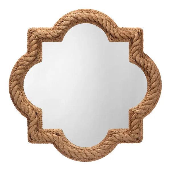 Product Image 1 for Quatrefoil Rope Mirror from Jamie Young