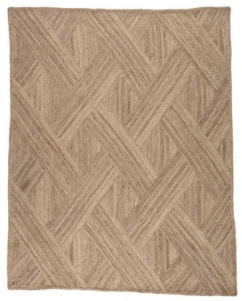 Product Image 3 for Vero Natural Trellis Beige Rug from Jaipur