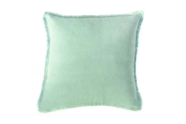 Product Image 3 for Mint Green Linen Pillow from Anaya Home