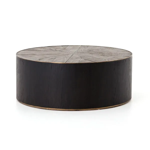 Product Image 5 for Perry Ebony Drum Coffee Table from Four Hands