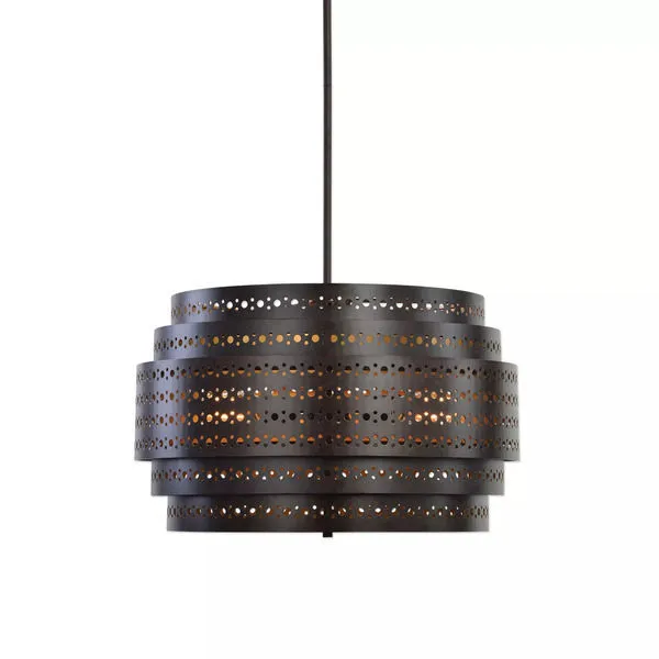 Product Image 2 for Uttermost Fuller 3 Light Drum Chandelier from Uttermost