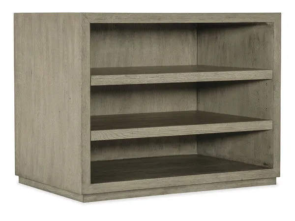 Product Image 1 for Linville Falls Oak Veneer Open Desk Cabinet from Hooker Furniture