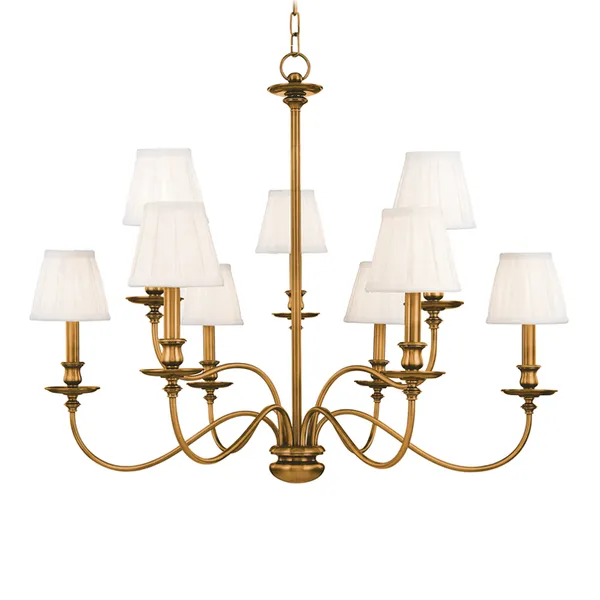 Product Image 1 for Menlo Park 9 Light Chandelier from Hudson Valley