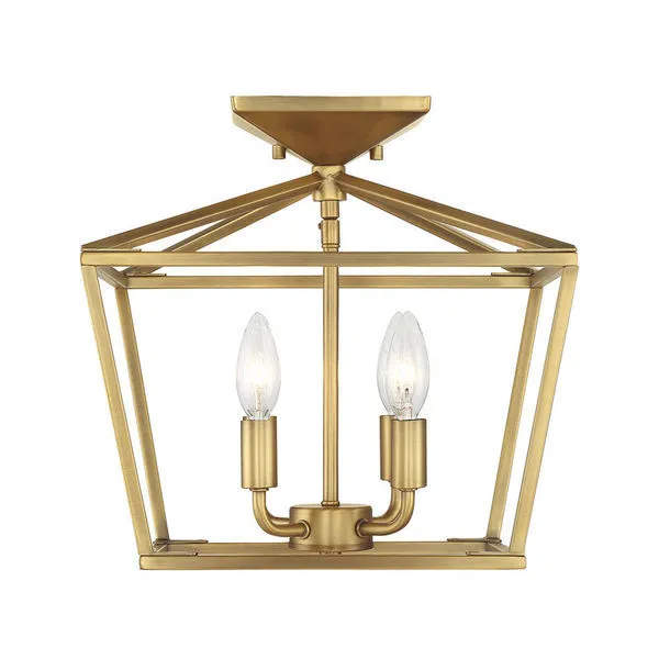 Product Image 1 for Townsend 4 Light Semi Flush Mount from Savoy House