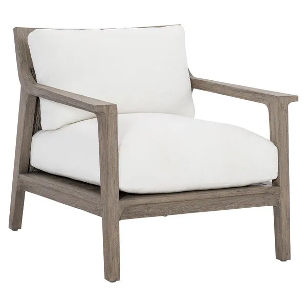 Product Image 2 for Ibiza Weathered Teak Outdoor Chair with Cream Cushions from Bernhardt Furniture