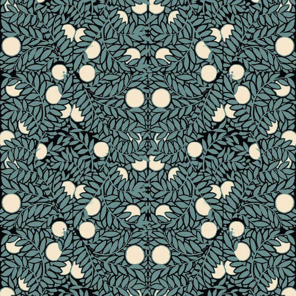 Product Image 1 for Orange Bush Blue/Cream Removable Peel & Stick Wallpaper from Mitchell Black