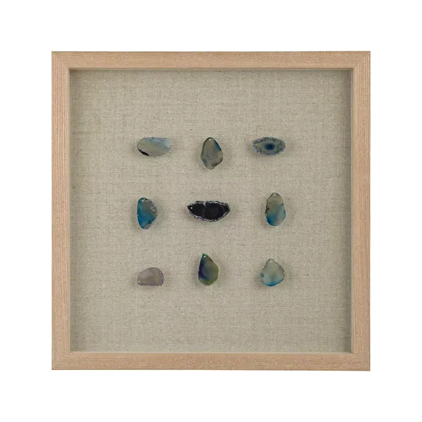 Product Image 1 for Blue Agate Shadow Box from Elk Home