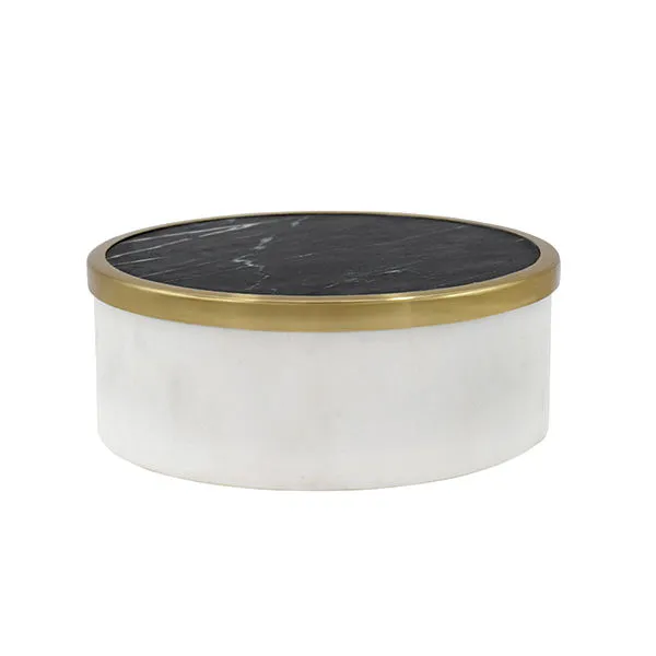 Product Image 1 for Khalid Marble Container from Worlds Away