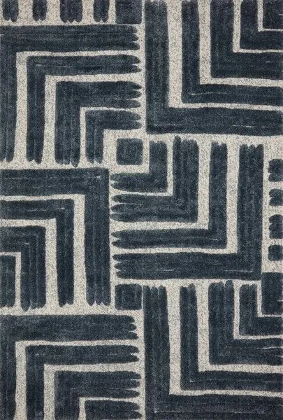 Product Image 4 for Hagen Blue / White Rug - 3'7" X 5'7" from Loloi