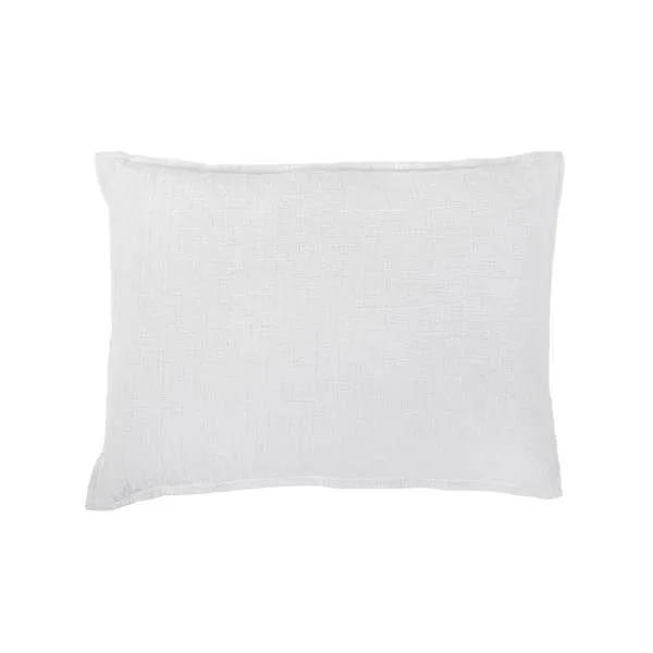 Product Image 1 for Ojai Cotton King Sham - White from Pom Pom at Home