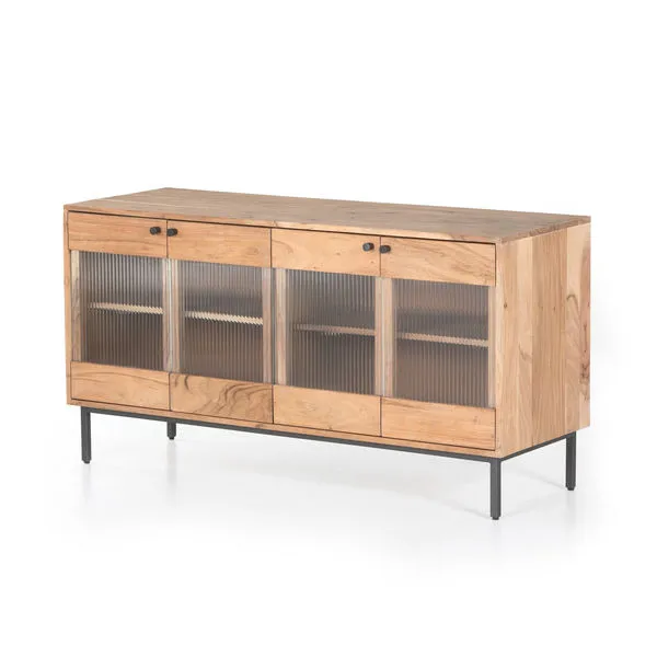 Product Image 10 for Harvey Media Console Rustic Tan Acacia from Four Hands