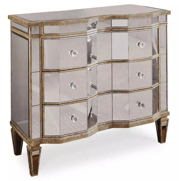 Product Image 1 for Mirrored Three Drawer Chest from Hooker Furniture