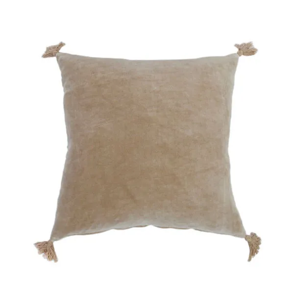 Product Image 1 for Bianca 20" Cotton Accent Pillow with Insert - Natural from Pom Pom at Home