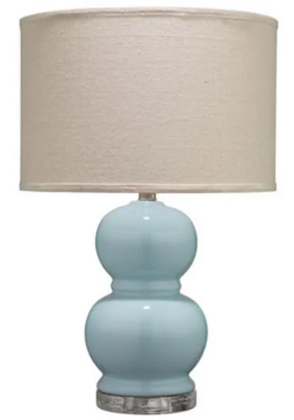 Product Image 1 for Bubble Table Lamp Drum Shade Blue from Jamie Young