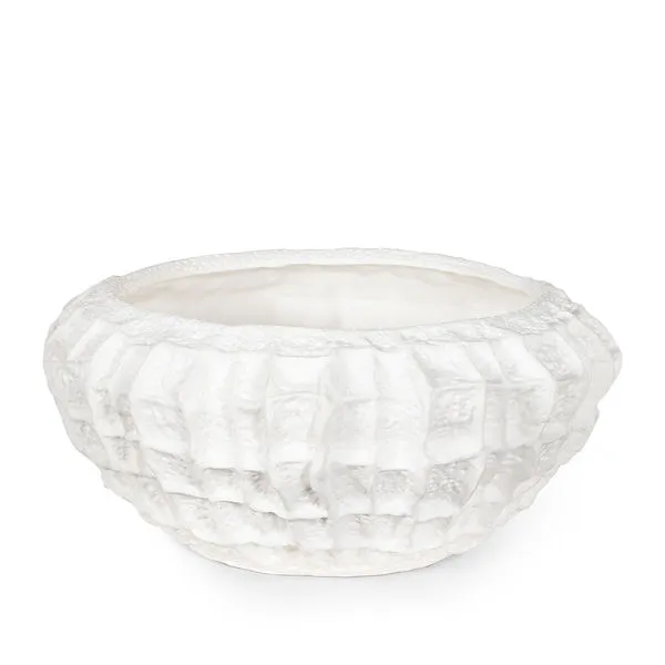 Product Image 1 for Caspian White Ceramic Bowl from Regina Andrew Design