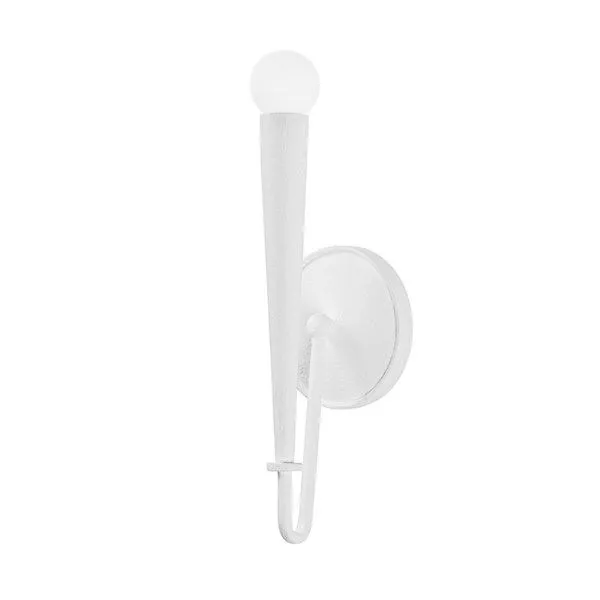 Product Image 1 for Alder Gesso White 1-Light Wall Sconce from Troy Lighting