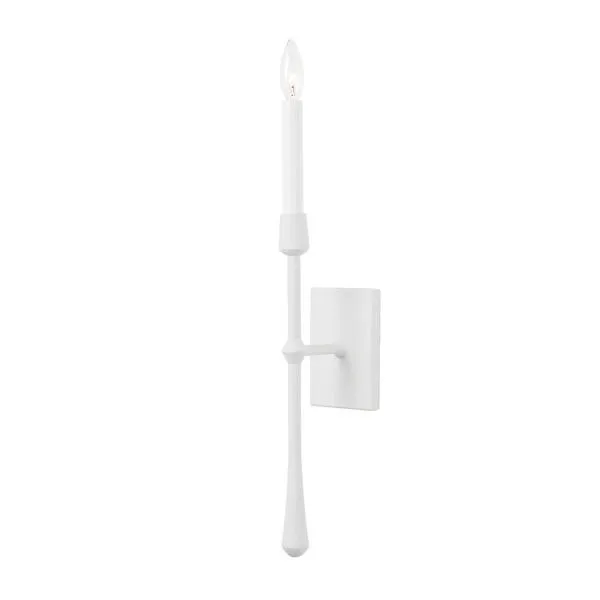 Product Image 1 for Hathaway 1-Light Wall Sconce - White Plaster from Hudson Valley