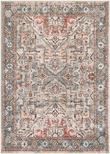 Product Image 4 for Ankara Ivory / Aqua Rug from Surya